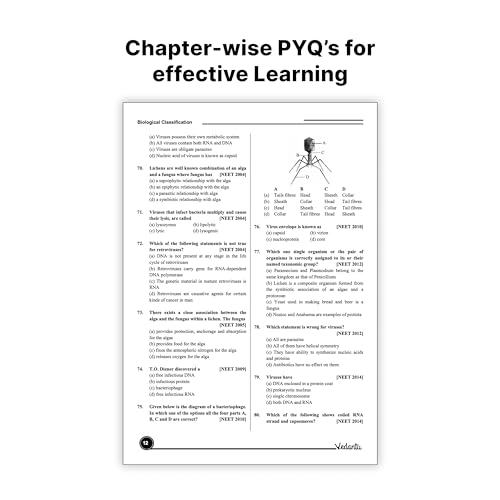 Image of Vedantu 38 Years NEET Biology (1987-2025) Previous Year Questions Book | Chapter & Topic Wise PYQs | 2000+ Questions, QR Video Solutions, 10 Mock Tests | NCERT Based for 2026 Exam