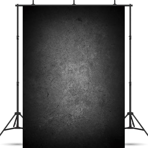 DOTOOMA 5x7 FT Dark Grey Photo Backdrop Black Gray Men Women Kids Photography Background Banner Decorations Polyester Supplies