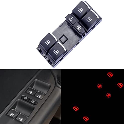 Interruptor elevador de ventanas para VW Touareg: botón elevalunas eléctrico 2012 2015 2016 4