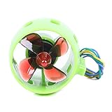 Jiabailie 12V-24V 15A Brushless Motor Underwater Thruster, 4 Blades Propeller Propulsion for ROV, RC Bait Boat, Tug Boat, and Underwater Robot Accessories Clockwise Motor