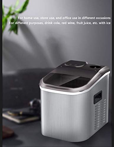 Fabricadora de hielo portátil automática para hogar miniatura 2