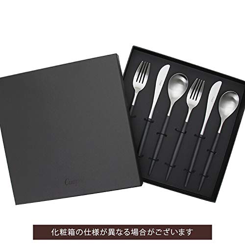 クチポール　MIO ディナー　ナイフ　フォーク　スプーン　ブラック×ブラック Amazon | クチポール(Cutipol) MIO/ミオ ブラック ディナー6点