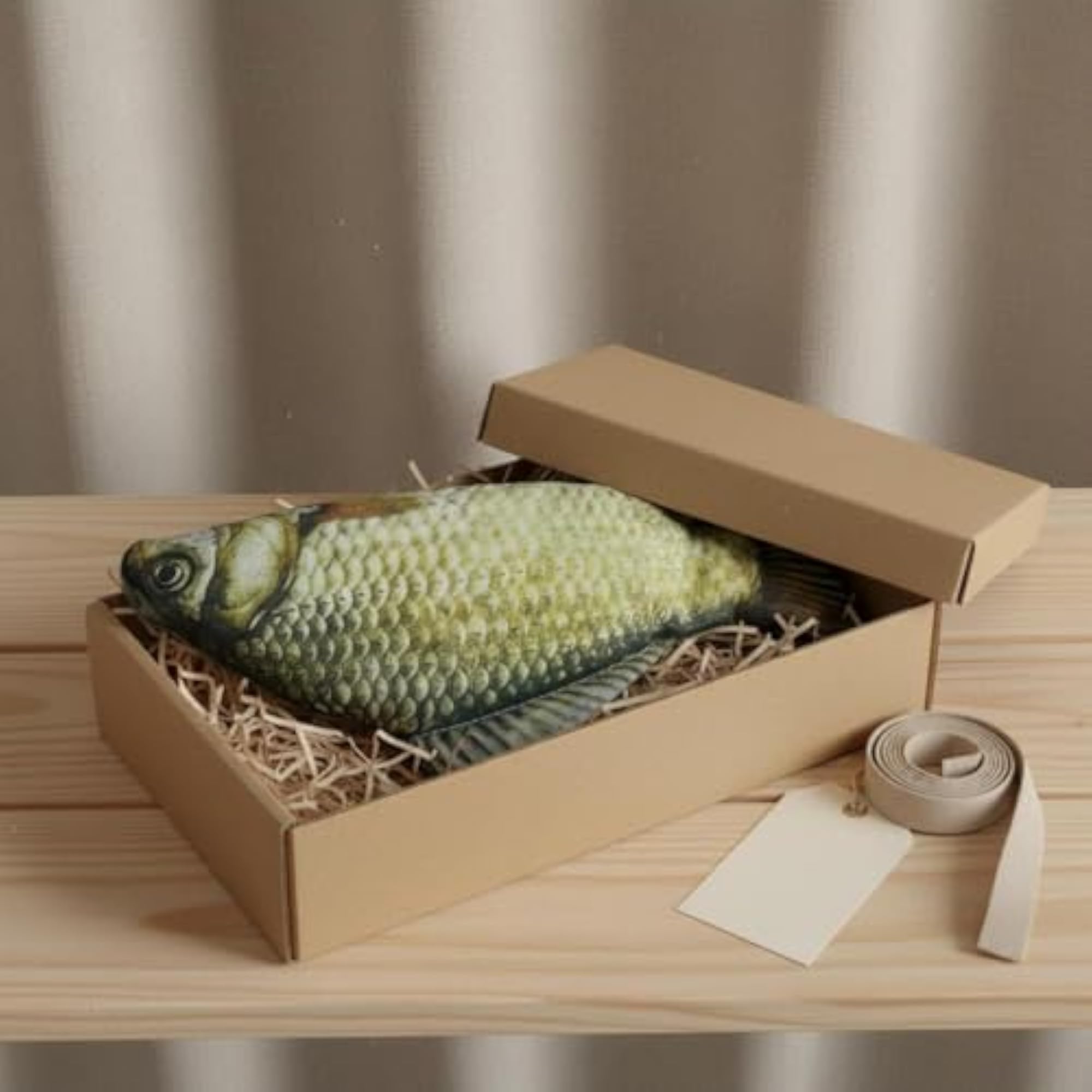 Realistic Fish Pencil Case, Lightweight Storage for Students