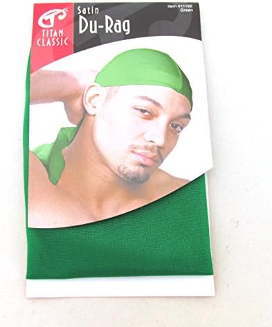 Titan Professional Satin Du Rag Green
