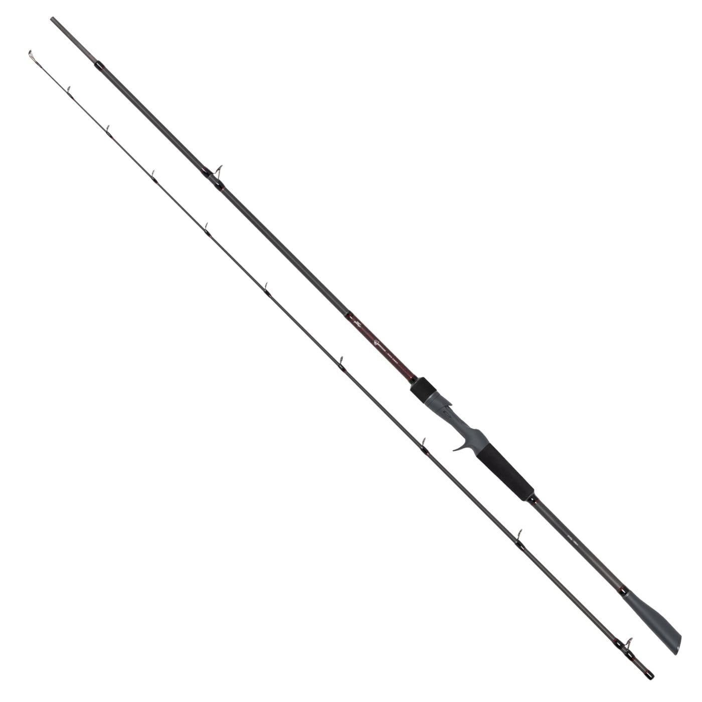 Fox Rage Warrior Pike Cast 20-80g 230cm | 2 Piece | Pike Lure Fishing Rod | for Casting Large Swimbaits on the Biggest Waters using Baitcaster Reels | Powerful and Lightweight | Code NRD462