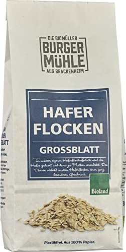 Burgermühle Haferflocken, grob, Bioland (6 x 500 gr) Cover