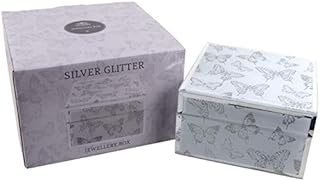The Leonardo Collection Butterfly Jewellery Square Trinket Box Gift Boxed