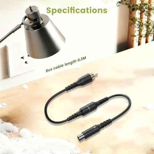 Magnetic Power Cord Compatible with BRP Advex Oxygen Helmet, Snowmoble Electric Shields, Heated Helmet Visor Cord by Lnauy - Used condition - Image 6