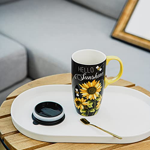 Topadorncoffeeceramicmugporcelainlatteteacupwithlid17oznoveltycoffeemugsformenwomenofficehome  Urban Country Home Decor Topadorn coffee ceramic mug porcelain latte tea cup with lid 17oznovelty coffee mugs for men women office home  urban country home decor