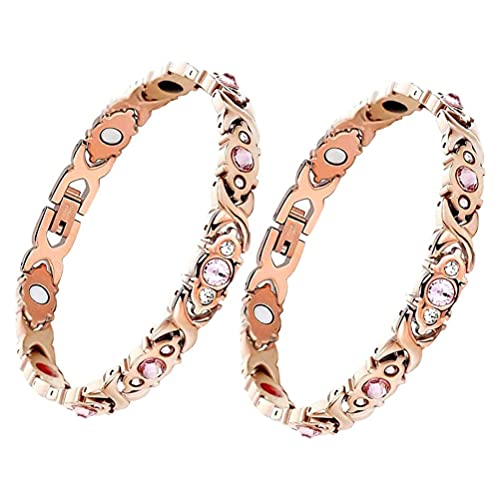 Yidoo Magnetisches Lymphdrainage Armband für Frauen und Männer, Anti-Schwellung, Gesundheitswesen, verstellbar, Anti-Angst-Armbänder für Geschenke Cover