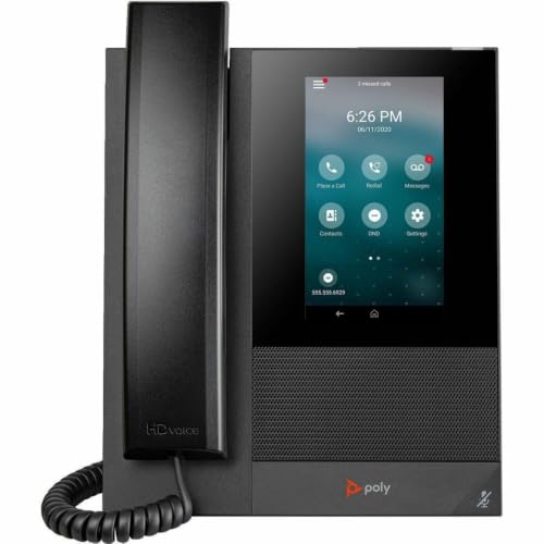 Teléfono IP Plantronics Poly CCX 400 con cable miniatura 1