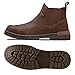 Jousen Chelsea Boots Casual Slip On Ankle Waterproof Mens Boots(AMY8119A brown 11)