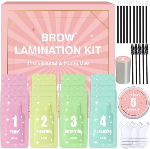 #VerdientProvisionen<br>Augenbrauen Lifting Set – 5 Sachet Brow Lifting Set für Gestylte Fixierte Augenbrauen Einfaches DIY Laminieren mit Langem Halt – Ideal für Anfänger Salon Ergebnis Zuhause