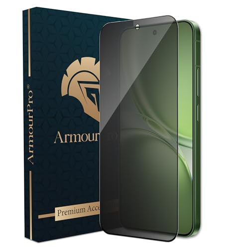 Image of ArmourPro Privacy Tempered Glass for Vivo X300 FE - Anti-Spy Anti Peeping Screen Protector, 9H Hardness, Edge-to-Edge Coverage, Ultra Thin, Bubble-Free Installation Kit | Black