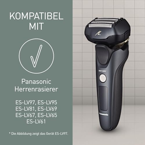Panasonic WES9032Y1361 Ersatzklingen und Scherfolie für ES-LV97, ES-LV95, ES-LV81, ES-LV69, ES-LV67, ES-LV65 & ES-LV61 Elektrorasierer… – Ansicht 4