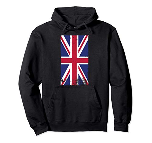 British Pride Travel Vacation UK Flag Sudadera con Capucha