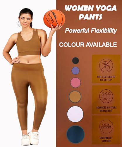 Image of NEVER LOSE Thick High Waist Yoga Pants with Pockets, Tummy Control Workout Running Yoga Leggings for Women
