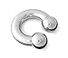 316L Surgical Steel Circular Barbell Horseshoe 00g 5/8
