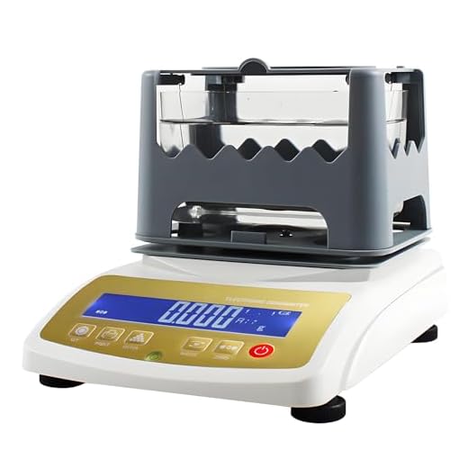DNEPEI Probador de pureza de Oro (0,01 g/0,001 g), medidor de Densidad de Metales Preciosos Todo en uno para una rápida comprobación de autenticidad en joyerías o Laboratorios. 300K