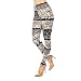 Eevee Women's Ultra Soft Solid & Patterned Leggings - Plus Size (B&W Lace)