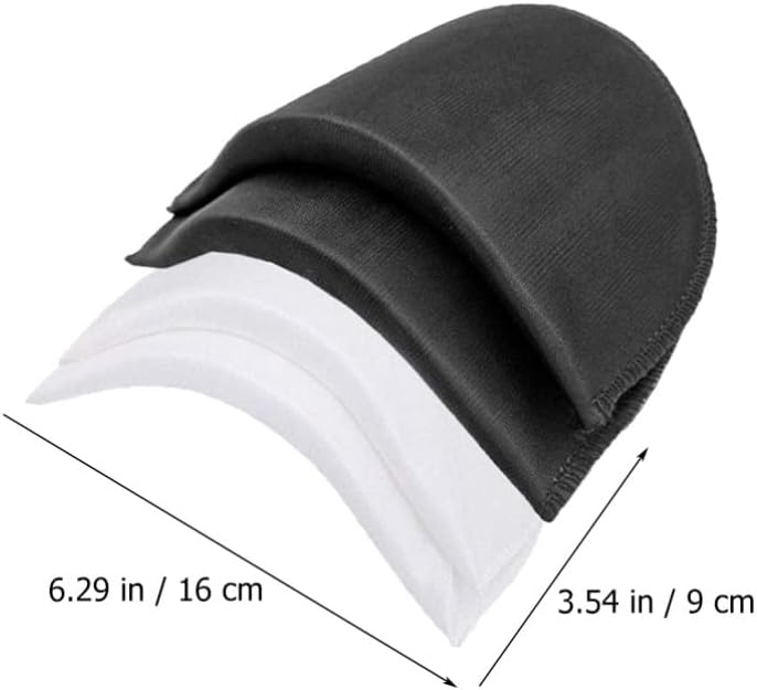 MAGICLULU 20pair Non-Slip Shoulder Cushion Pads for Comfortable Sponge Shoulder Enhancer Washable and Reusable for Clothing Supply and Sewing Accessories