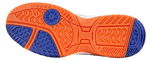 Python Deluxe Indoor Court Shoes (Racquetball, Squash, Badminton, Indoor Pickleball, Volleyball) (Low & Mid) (Black & White Colors) (Non-Slip) (Non-Marking)4