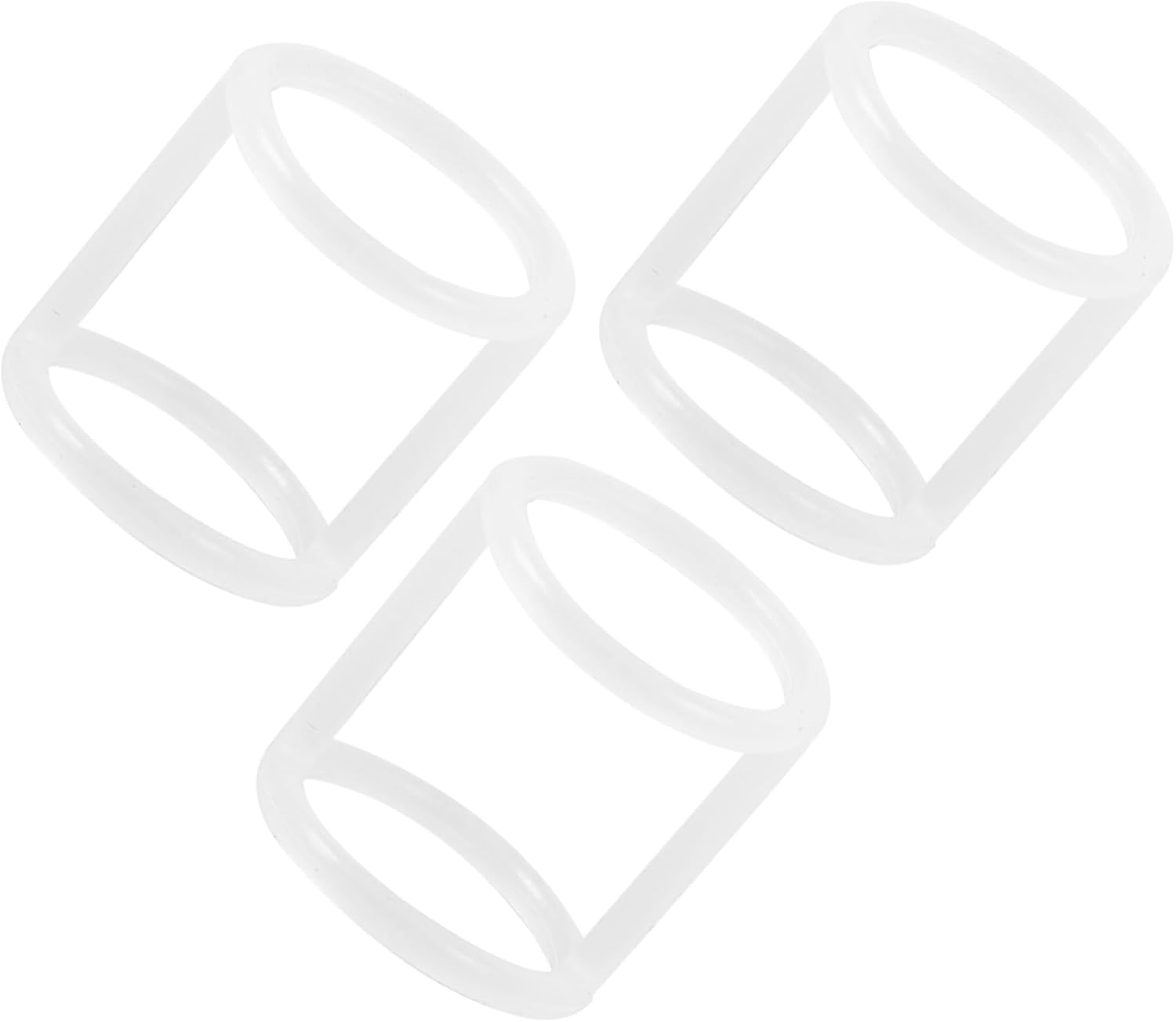 Ipetboom 3Pcs Seal Rings for Ice Cream Machine Gaskets for Ice Cream Maker Accessories Replacement Parts Easy to Install Compatible with Various Models