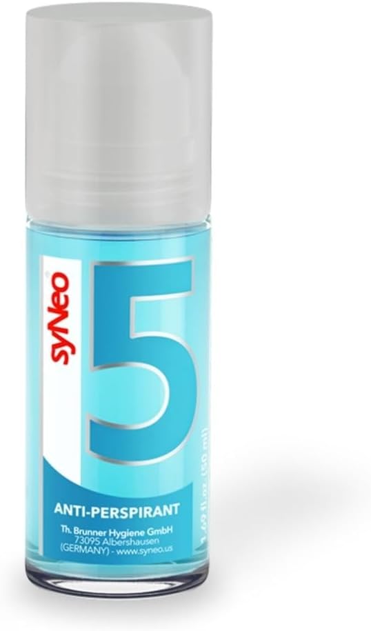 5 Antiperspirant Roll-On - Strong Formula, No Scent, Long-Lasting, Heavy Sweat & Odor Protection, 1 pack 1.69 fl. oz.