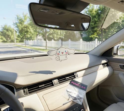 Image of PumpCar 2 pieces cute double-sided hanging cartoon cherry-scented funny car air freshener Cool hanging for rearview mirror Car Interior Accessories Gifts