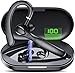 Produktbild FAMOO Bluetooth Headset, Kabelloses Headset mit Noise Cancelling Mikrofon CVC8.0, Bluetooth V5.3 Headset,100 Std Spielzeit Bluetooth Headset, Ladebox LED Anzeige,Headset Kabellos für Büro/Geschäft