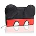 Produktbild Disney Mickey Ohren Geldbörse in 3D | Große rote und schwarze Brieftasche | Geburtstagsgeschenke | Merchandise 100% lizenziert