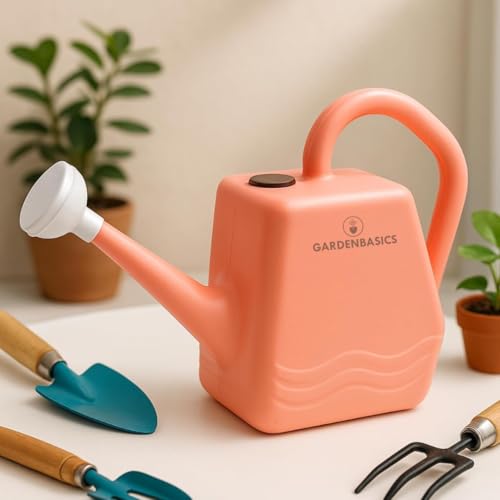 Image of Plant Watering Can 2 Litre | Water Spray Can with Sprinkler Cap | Easy Pour Long Spout | Leak-Proof | Ideal for Home, Balcony & Garden Plants | Indoor Outdoor Watering Shower Jug
