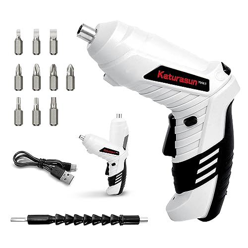 Katurasun電動ドライバー 4.2V USB充電式どりる ドライバー...