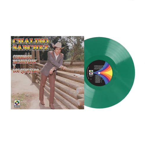 Album art for Chalino Sanchez - Corridos De Los Felix y Los Quintero, Evergreen Vinyl LP by Chalino Sanchez