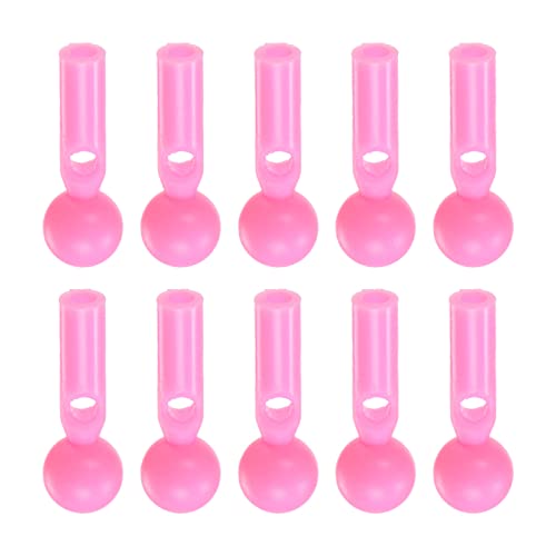 sourcing map 10uds Paraguas Cola Cabeza Cuentas 2,2mm Agujero Diámetro 21,4mm Longitud PP Plástico Paraguas Componentes para Paraguas Cubierta Piezas, Rosado