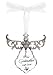 To My Godmother Clear Angel Ornament