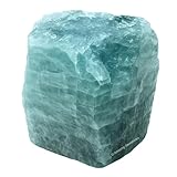 Amazing Gemstone Aquamarine Raw Crystals and Healing Stones, Natural Rocks for Tumbling and DIY Raw Stones and Crystals (1 Piece)