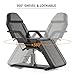 ABTSalon Hydraulic Tattoo Chair Bed for Client Spa Bed with Stool Height Adjustable Facial Beds for Esthetician Chair Aesthetic Treatment Table