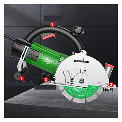 Machine de coupe murale électrique avec double disque pour rainurage granit
