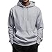Lightweight Hoodie Men Zip Pullover Casual Long Sleeve Fleece Mens Sweatshirts Hoodies Soft Drawstring Solid Color Baggy Outfits Lightweight Fashion Fall Funny Shirts With Pocket Gray XXL
