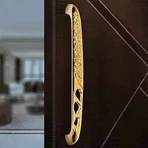 Plantex Heavy Duty Door Handle/13-inches Main Door Handle/Pull Push Door Handle/Door & Home Decor - Pack of 1 (311-PVD Gold Finish) - 3 Years Warranty