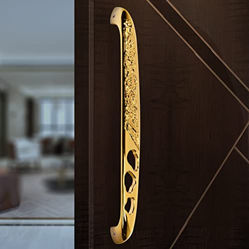 Image of Plantex Heavy Duty Door Handle /13-inches Main Door Handle /Pull Push Door Handle /Door & Home Decor - Pack of 1 (311-PVD Gold Finish) - 3 Years Warranty