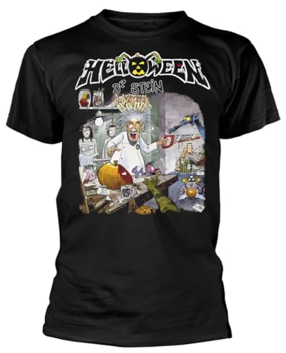 T-shirt Helloween Dr Stein Noir de Razamataz pour fan de metal