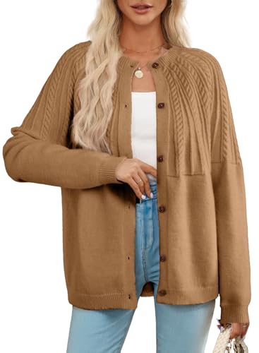 Image of Dokotoo Cardigan Sweaters for Women 2026 Fall Outfits Long Sleeve Sweaters