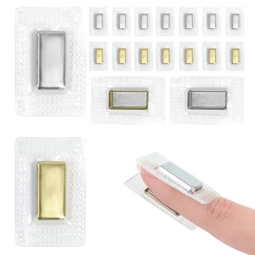 20 piezas de Broches Magnéticos para Coser Ocultos, Cierre de Monedero Invisible, PVC, Broches Magnéticos Para Ocultos, para Manualidades de Costura Ropa Bolsos