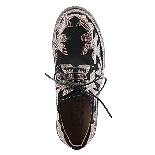 Spring Step L'Artiste Women's Jigsaw Sneaker Black Multi EU 39 / US 8.53