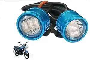 Blue colour 6 Led Strobe Light for Bike | Warning Emergency Police Light | Motorcycle Strobe Light | Compatible with Bajaj Platina 125