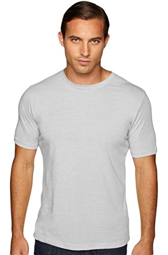 Next Level Mens Poly/Cotton Crew - White - XL - (Style # 6200 - Original Label)