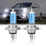 IVBDQV Fit (1997-2004/2007-2014) for HONDA CRV Headlight Bulbs, 9003/H4 High Low Dual Beam 9003 Halogen Bulbs 300% Brightness High Performance Halogen Bulbs Combo 2PCS