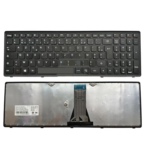 IdeaPad G500S G505S S510 Z510 Z501 Z505 FLEX 15 15AP S500 �t���[���t���m�[�g�p�\�R���L�[�{�[�h(FR no backlight)